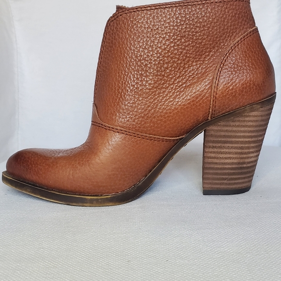 Lucky Brand Sz 6.5M 'EHLLEN' booties toffee/ cornelian - Picture 6 of 12